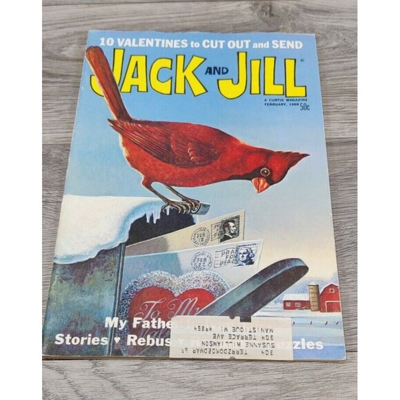 Vintage Jack And Jill Magazine February 1968 - Good Condition - Picture 1 of 7